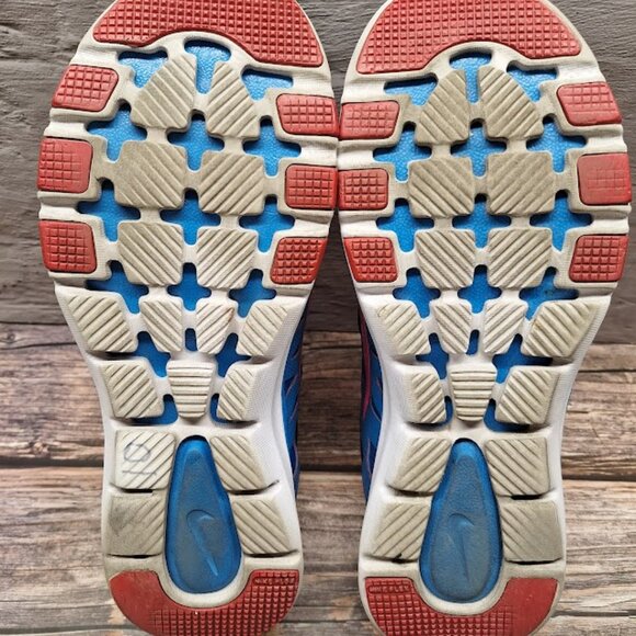 Nike running shoes pink blue light weight Flex Supreme TR2 sz 8.5 - Picture 6 of 7